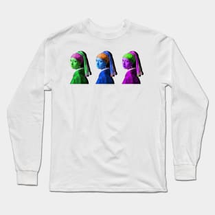 girl with a pearl earring Long Sleeve T-Shirt